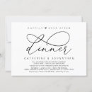 Recherche de dîner romantique invitations Minimaliste