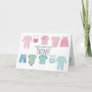 Recherche de twin baby vœux cartes New parents