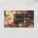 Recherche de fine art cartes visite Floral