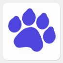 Recherche de empreinte patte bleu autocollants Pattes
