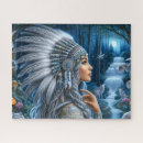 Recherche de coiffe puzzles Amérindien