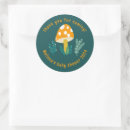 Zoek naar paddestoelen stickers Dank u