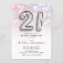 Recherche de rose et argent invitations Pour elle