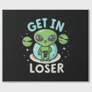 Recherche de extraterrestre papier cadeau Zone 51