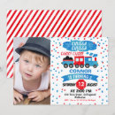 Recherche de de train anniversaire invitations Les garçons forment l'invitation