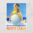 Recherche de monte carlo cartes postales Rétro