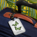 Recherche de papillons colorés bagages étiquettes Élégant