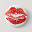 Recherche de bouche rouge badges Baiser