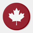 Recherche de jour du canada magnets Feuille