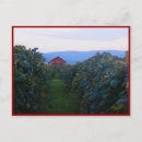 Recherche de raisins verts cartes postales Rouge