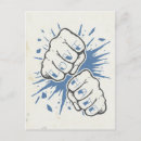 Recherche de poing cartes postales Combattre