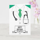 Recherche de docteur anniversaire cartes Stéthoscope