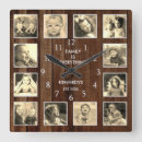 Zoek naar vintage wood klokken Fotocollage