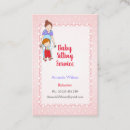 Recherche de baby sitter cartes visite Mignon