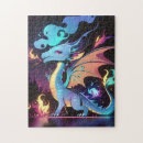 Recherche de dragons puzzles Mythique