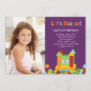 Recherche de bounce house anniversaire invitations Anniversaire de enfant