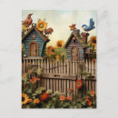 Recherche de oiseaux de jardin cartes postales Jaune
