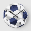 Recherche de ballon de football horloges Blanc