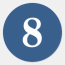 Recherche de 8 autocollants Nombre