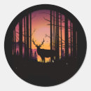 Recherche de wapiti autocollants Montagnes