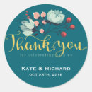 Recherche de corail turquoise autocollants Floral