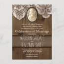 Recherche de camée invitations Dentelle