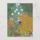 Recherche de jardin de cottage cartes postales Gustav klimt
