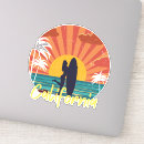 Recherche de california beach autocollants Coucher de soleil