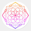 Recherche de mandalas autocollants Coloré