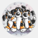 Recherche de chien drôle autocollants Chiot
