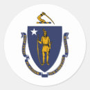 Recherche de drapeau massachusetts autocollants Patriotique