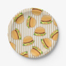 Recherche de burger assiettes en papier Anniversaire