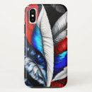 Zoek naar witte veer iphone hoesjes Blauw