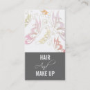 Recherche de affaires de maquilleur cartes visite Blanc