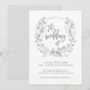 Recherche de watercolor wreath invitations Élégant