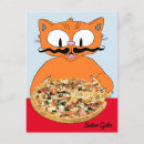 Zoek naar pizza humor briefkaarten Grappige kat