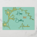 Recherche de age vœux cartes Floral