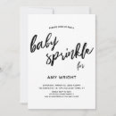 Recherche de moderne de bébé invitations Noir et blanc