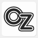 Recherche de lettre vintage autocollants Noir et blanc