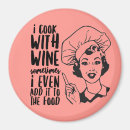 Recherche de citation drôle de vin magnets Rétro