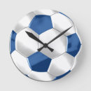 Recherche de de ballon football horloges Bleu