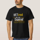 Recherche de retraité tshirts Chemise de retraite