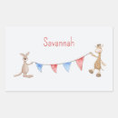 Recherche de animaux rectangles autocollants Pour enfants