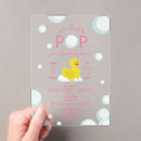 Recherche de le caoutchouc invitations Baby