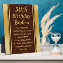 Zoek naar de 50ste verjaardag van de broer Brother