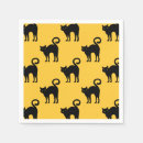 Recherche de motif chats serviettes Halloween