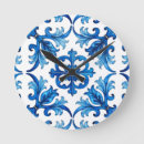 Zoek naar mediterrane klokken Azulejo