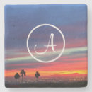 Zoek naar wolken onderzetters Zonsondergang