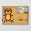 Recherche de teddy bear baby shower garçon invitations Attente
