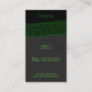 Recherche de code binaire cartes visite Ingénieur